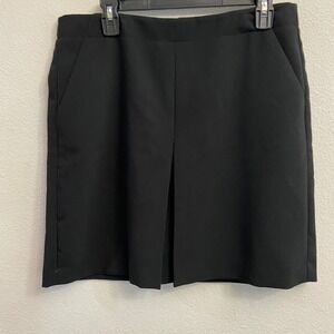 LOFT‎ Petites Black Skirt Womens 12P Career Business Professional Work Academia